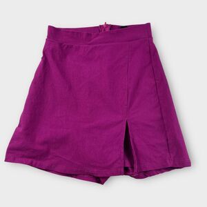 Y2K Pink Skort High Waist Skirt Shorts Stretch Small